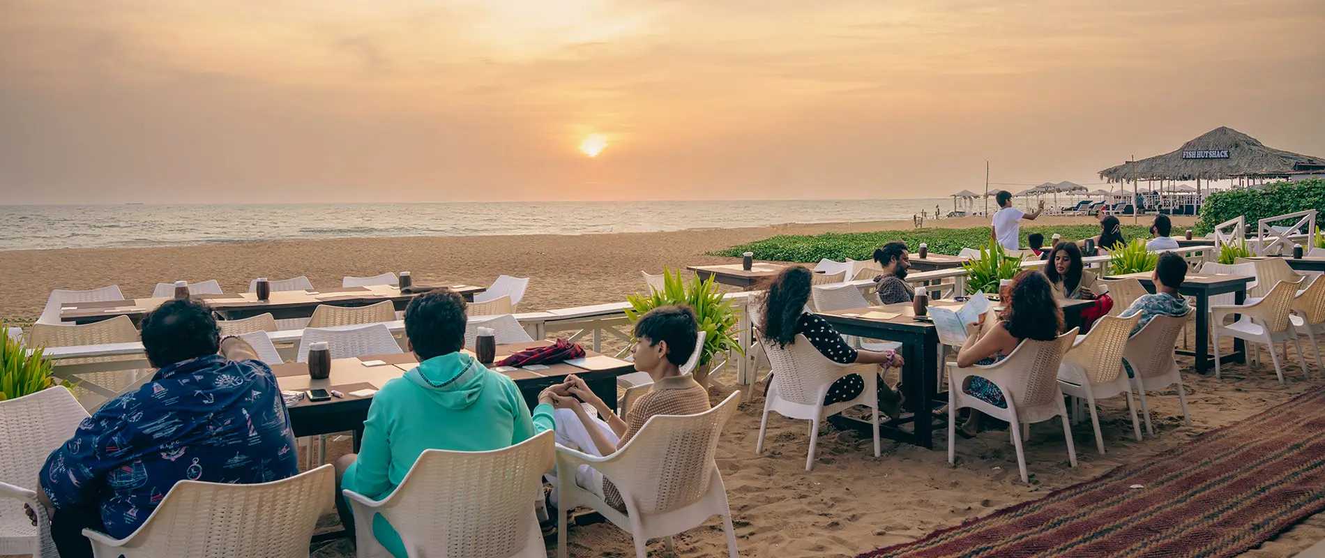 sundowner spot in Candolim North Goa by palms n Sands